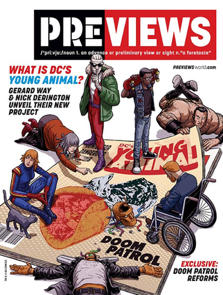 Previews cover with trade dress